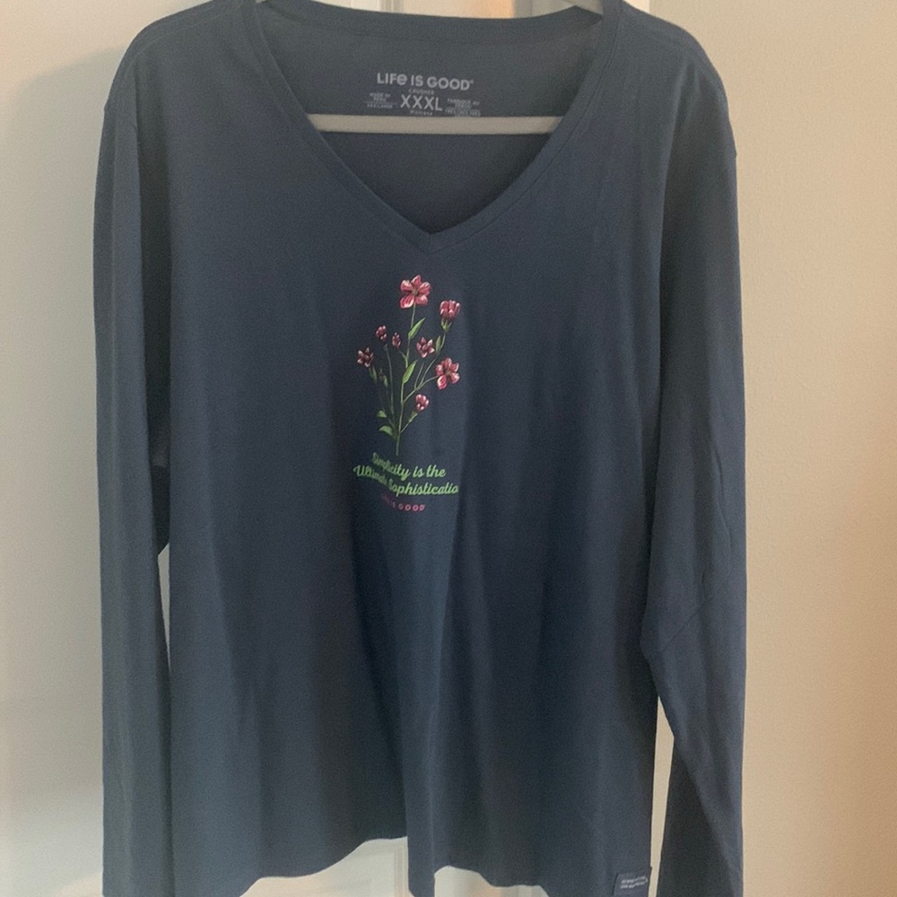 NWT Life Is Good Long Sleeve Tee